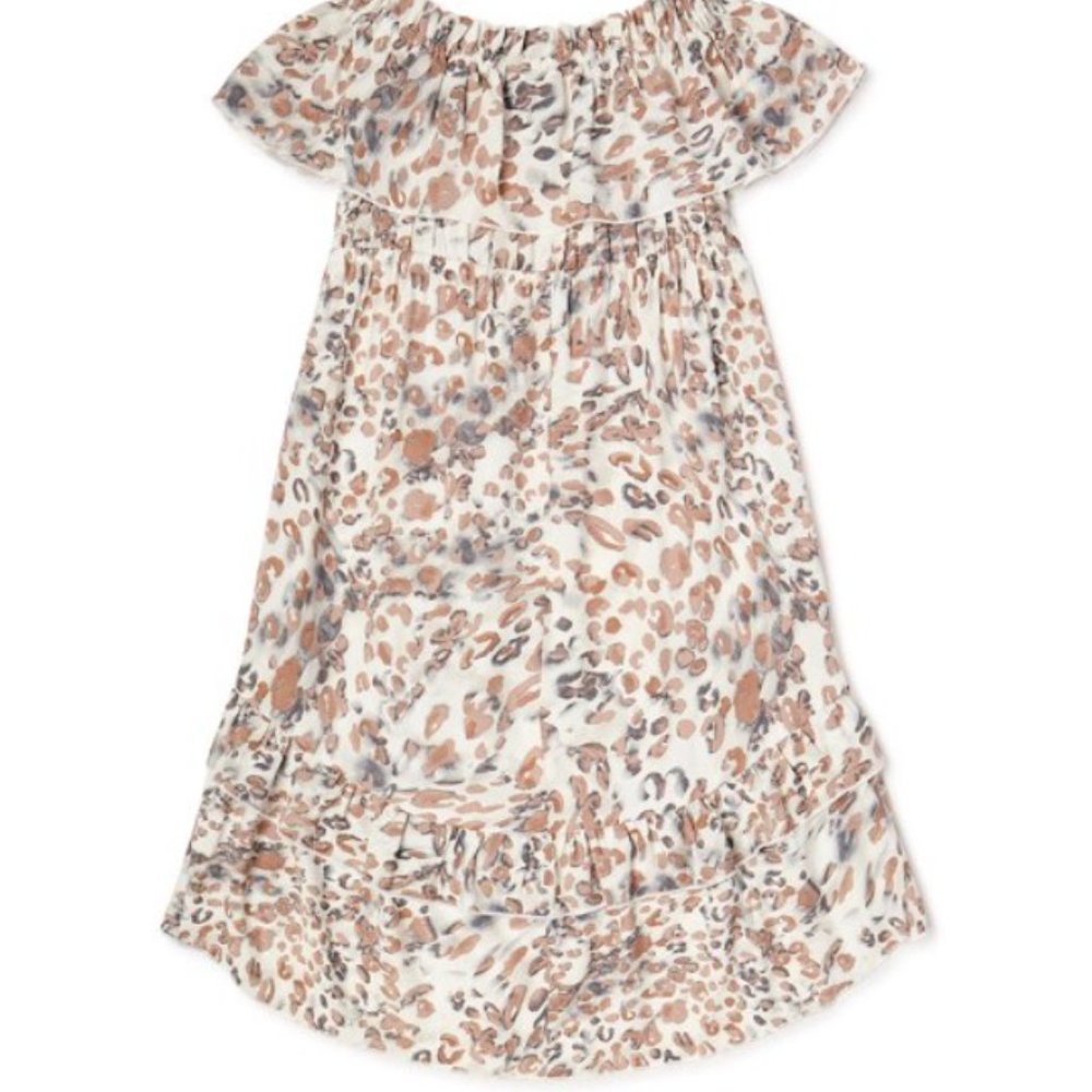 Off-the-Shoulder Ruffle Hi Low Dress - Picture 2 of 3